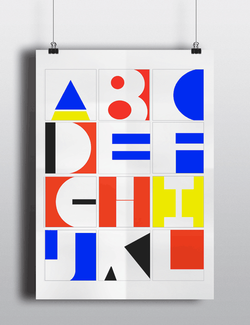 alphabet formes