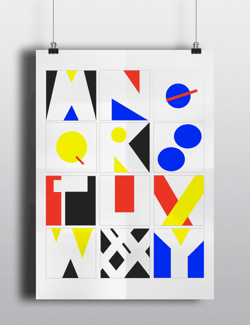 alphabet formes